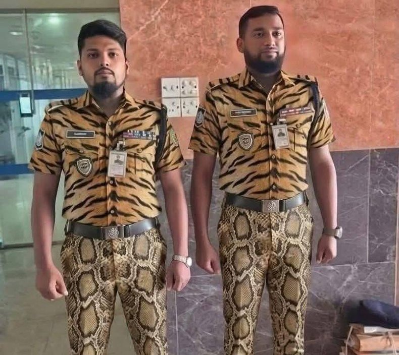 State agency's uniform caused laughter - PHOTO