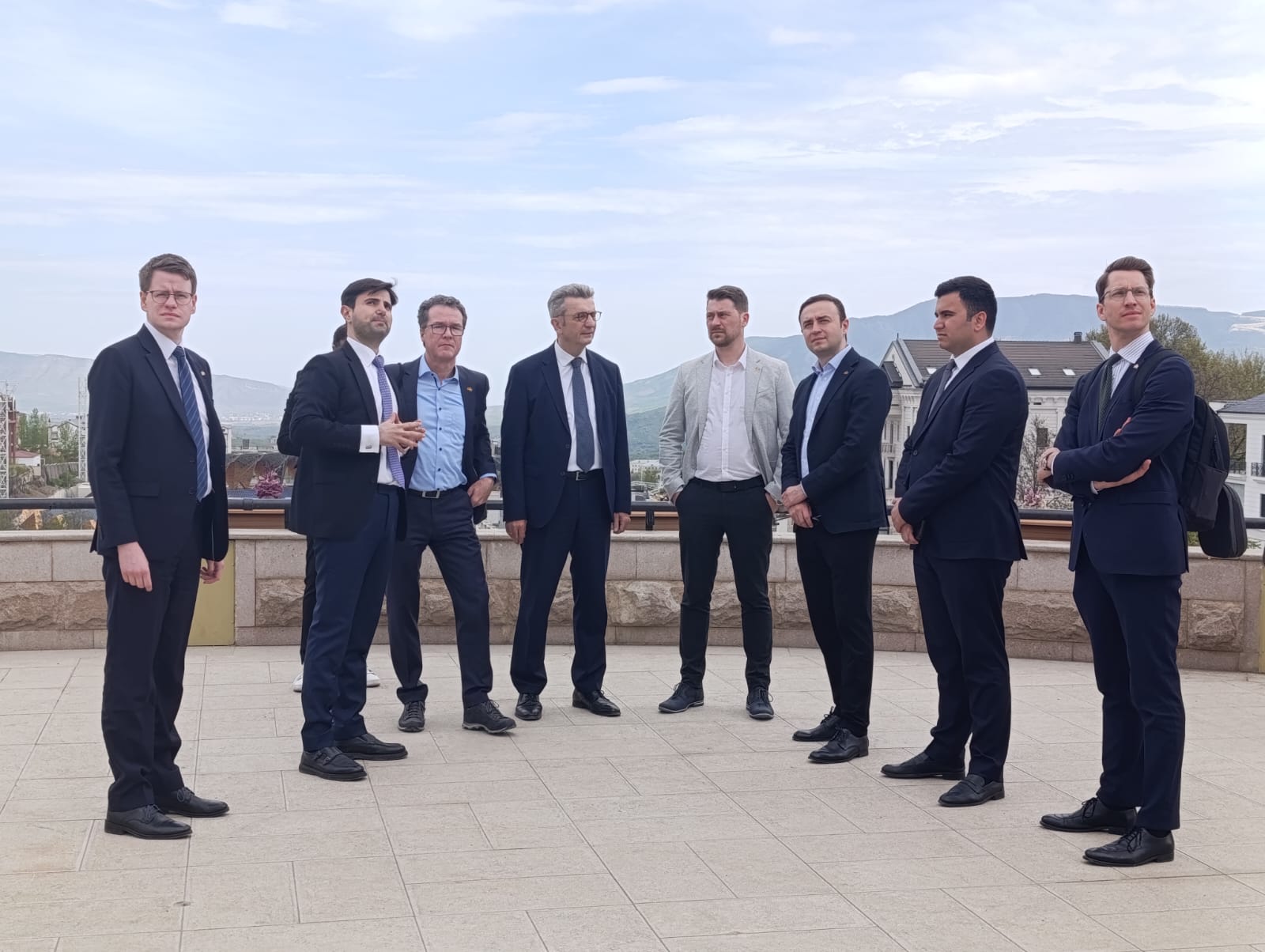 Almaniyanın diplomatları Xankəndi ilə tanış olublar - FOTO