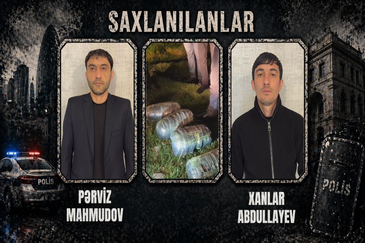 Narkokuryerlər saxlanıldı