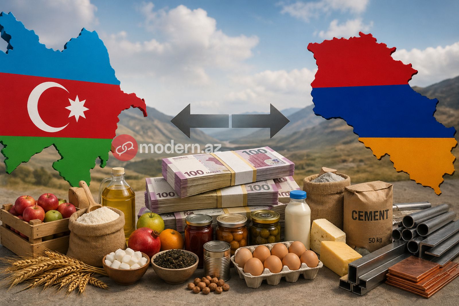 300 milyon dollarlıq ticarət - Ermənistandan nə alacağıq?
