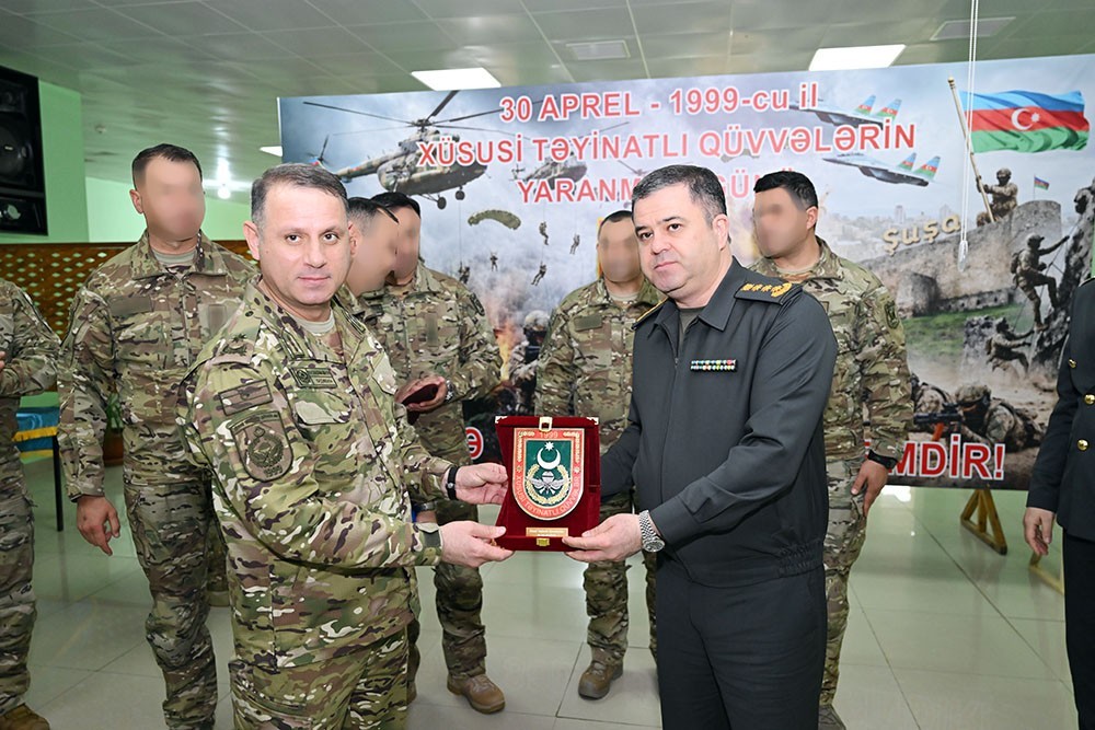 Xüsusi Təyinatlı Qüvvələrin hərbçiləri təltif olundular - FOTO