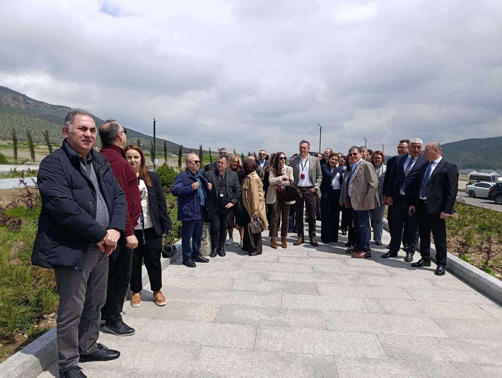 Xarici diplomatlar Xocalıda&nbsp;- FOTO