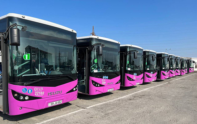 "Neftçilər"dən Kürdəxanıya işləyən avtobuslar təzələndi