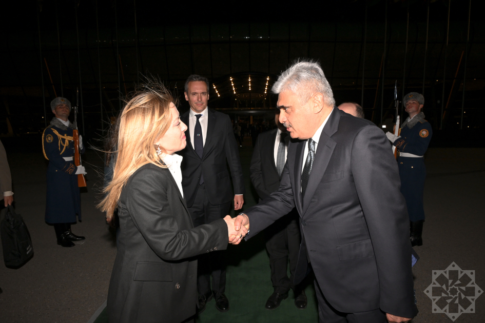 Ciorcia Meloninin Azərbaycana səfəri başa çatdı