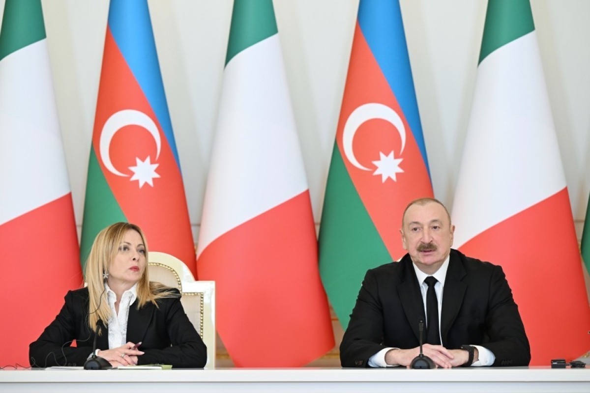 İlham Əliyevin sosial media hesablarında Meloni ilə görüşdən videoçarx paylaşıldı