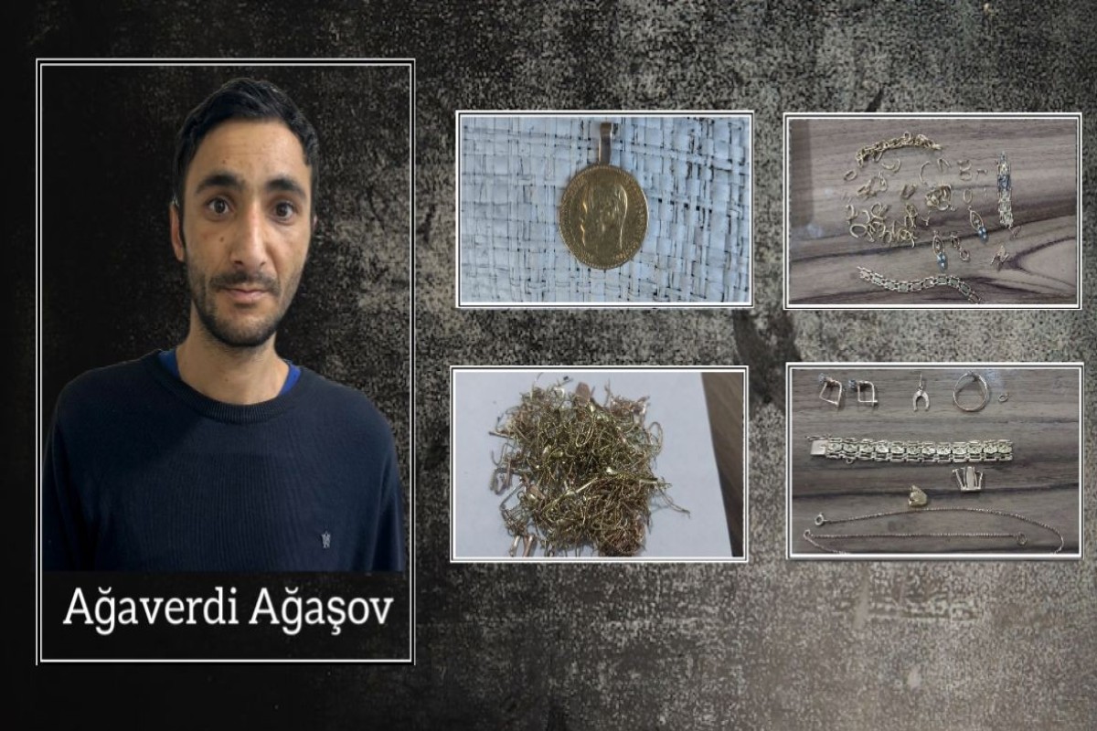 Mağazadan 12500 manatlıq qızıl oğurlandı