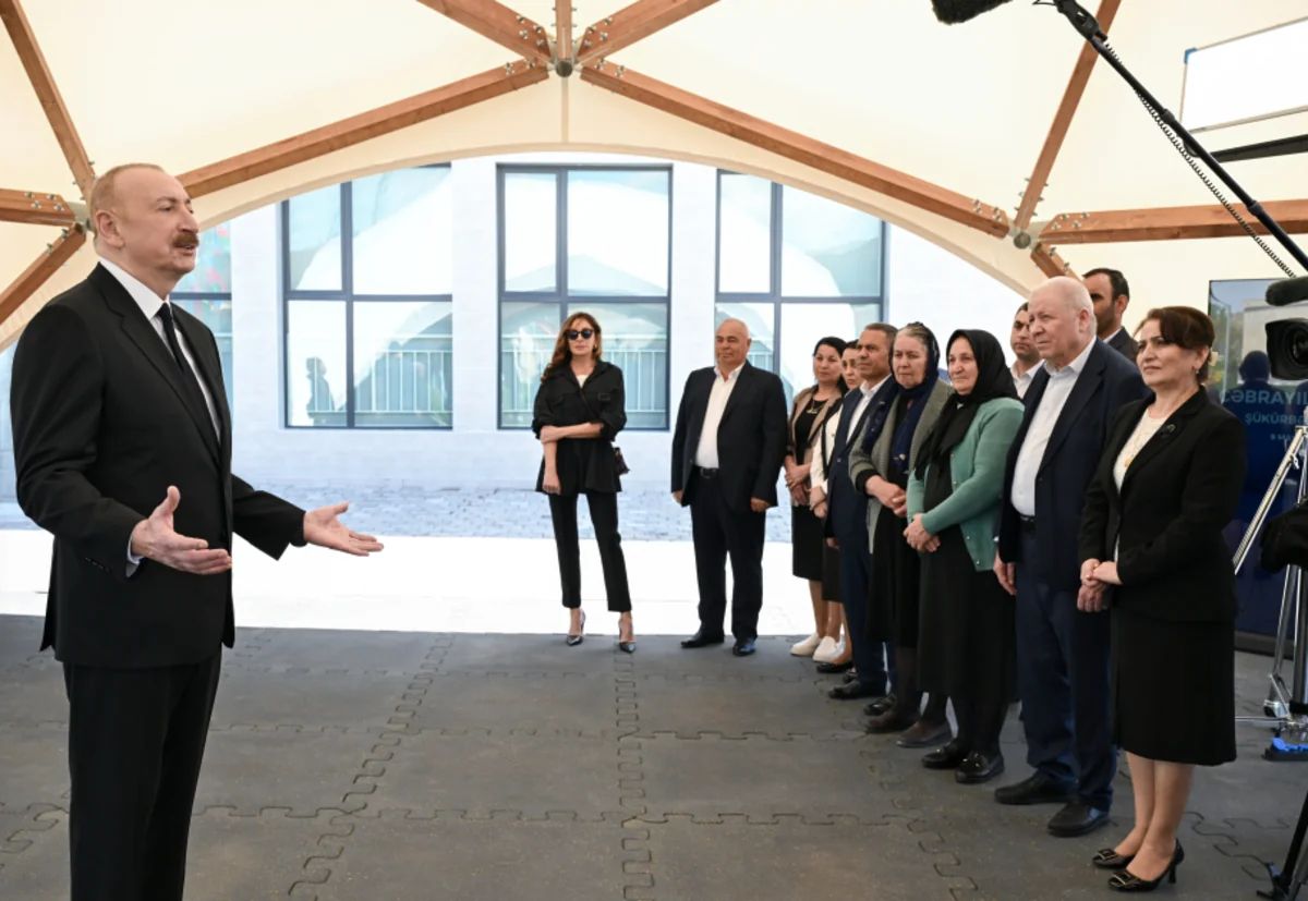 Şükürbəyli kəndi tamamilə yenidən qurulub -&nbsp;Prezident