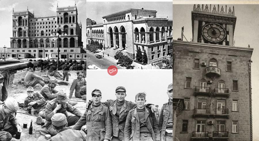 Alman əsirlərin Bakıda tikdikləri möhtəşəm binalar