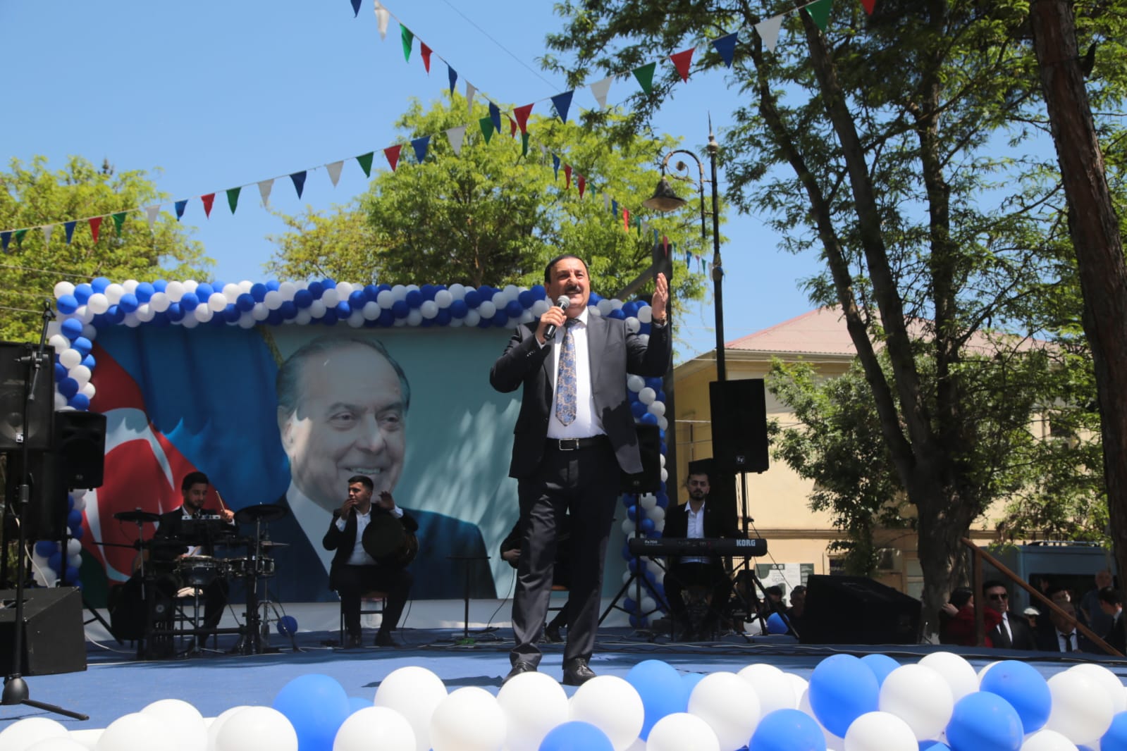Salyanda Heydər Əliyevin anadan olmasının 103 illiyi qeyd olundu