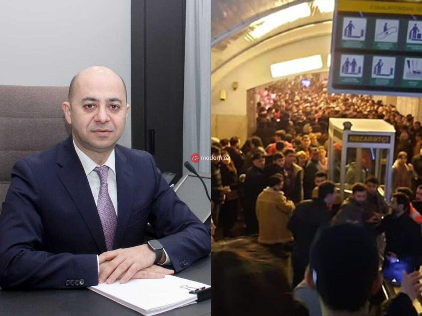 Həmin gün metro niyə dayanmışdı? - QSC sədri ilk dəfə AÇIQLADI