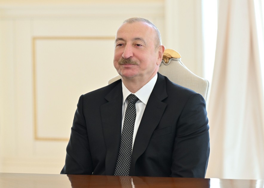 İlham Əliyev Slovakiya Milli Şurasının sədrini qəbul edib