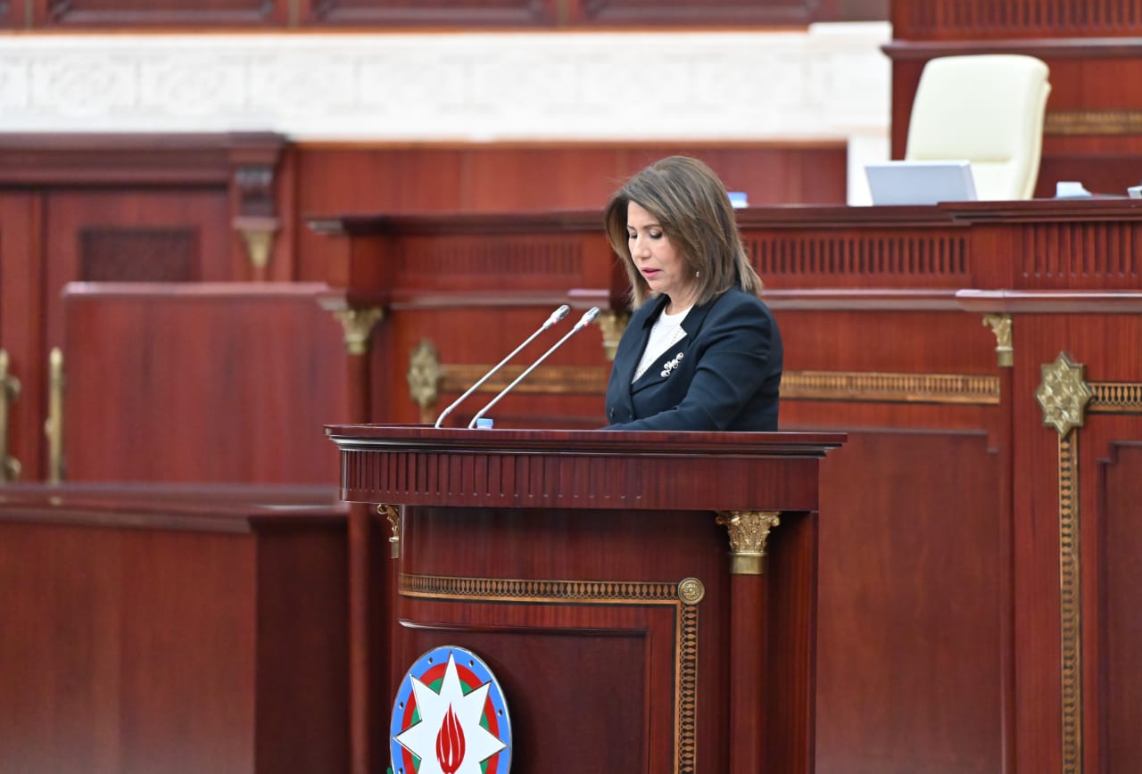 Bahar Muradova Milli Məclisdə hesabat verəcək