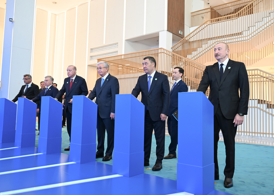 Liderlər&nbsp;Türk Sivilizasiyası Mərkəzinin onlayn təməlqoyma mərasimində