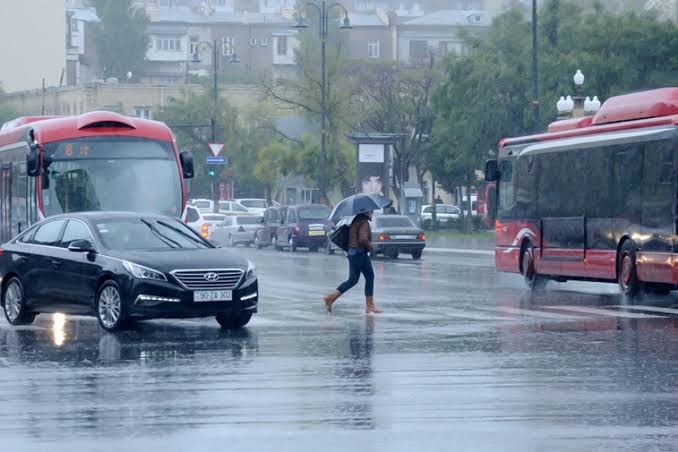 Bakı və Abşeronda intensiv yağışlar yağacaq - XƏBƏRDARLIQ