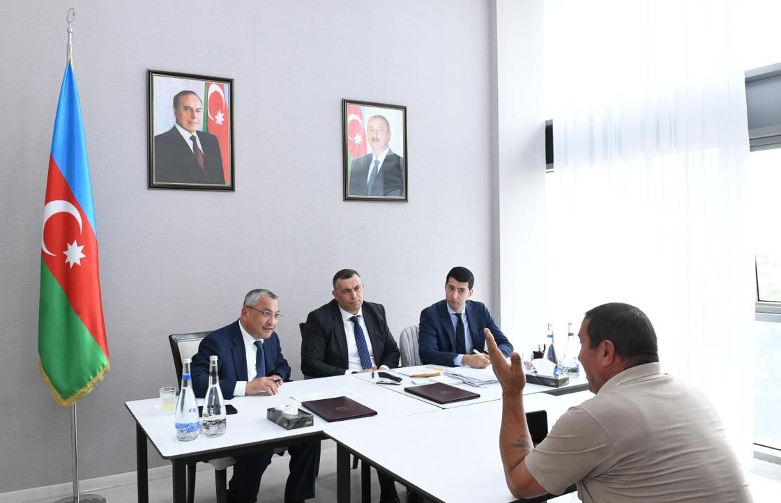 Rövşən Rzayev Ağdamda qəbul keçirdi - FOTO