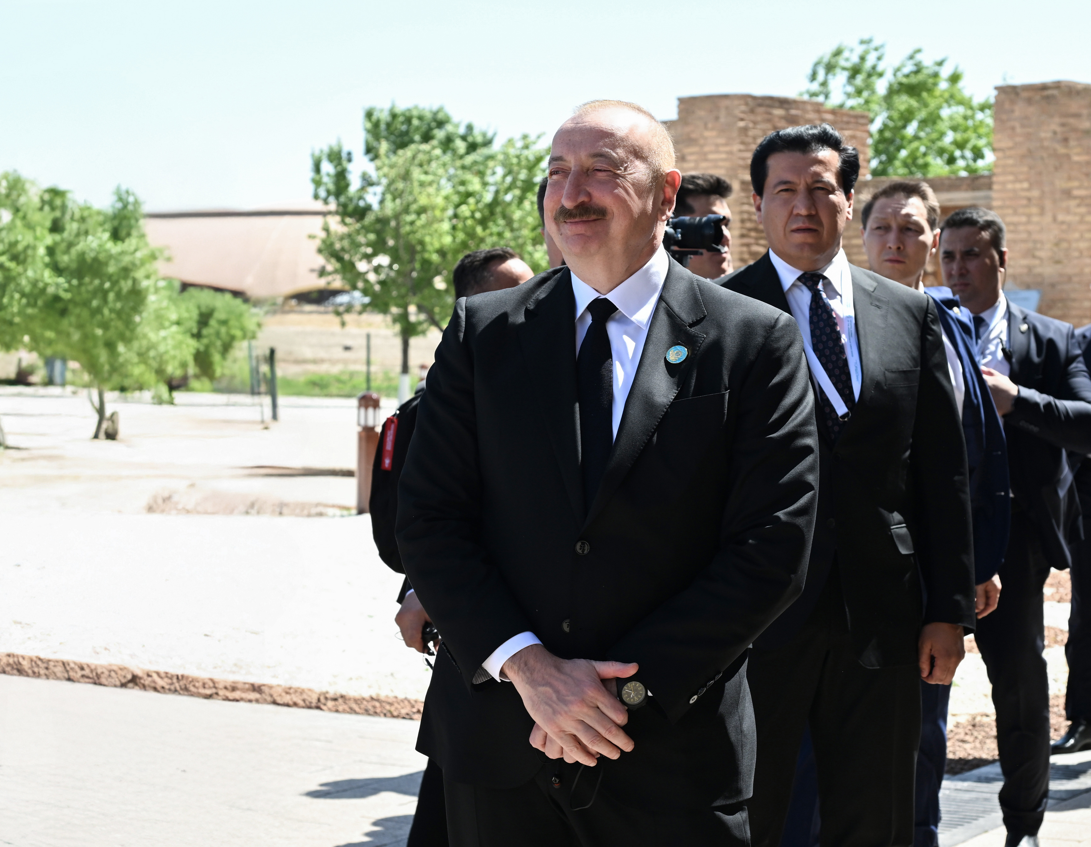 Prezident&nbsp;Qazaxıstan&nbsp;səfərindən&nbsp;videoçarx paylaşdı