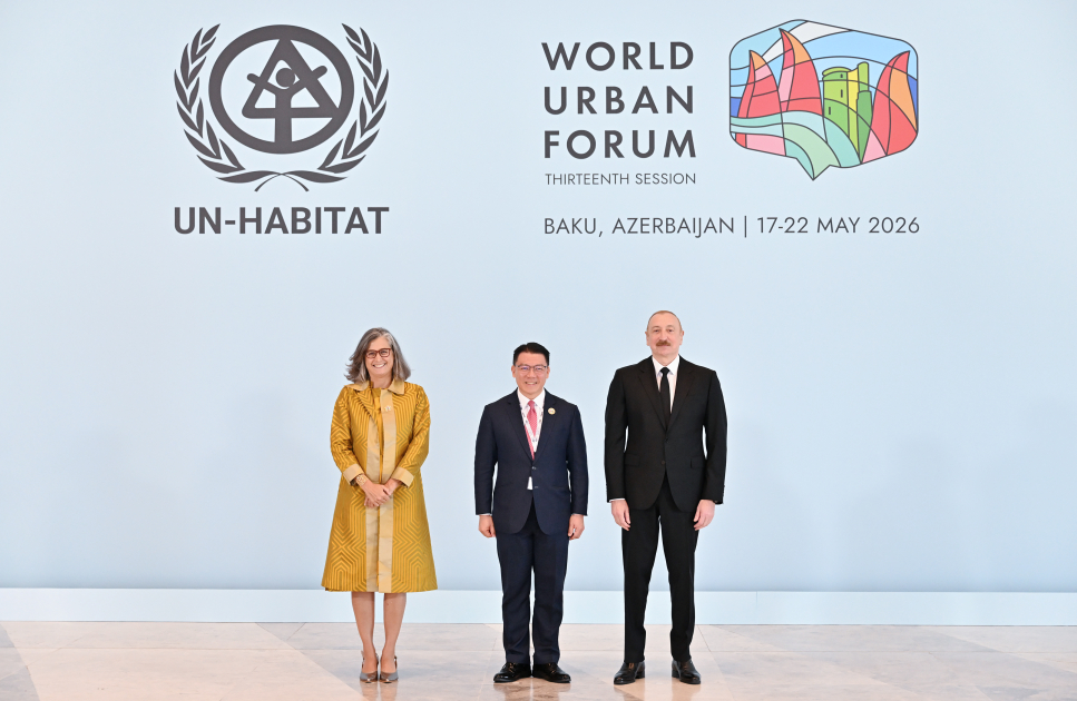 Prezident&nbsp;WUF13-ün açılışında iştirak edib&nbsp;- Fotolar