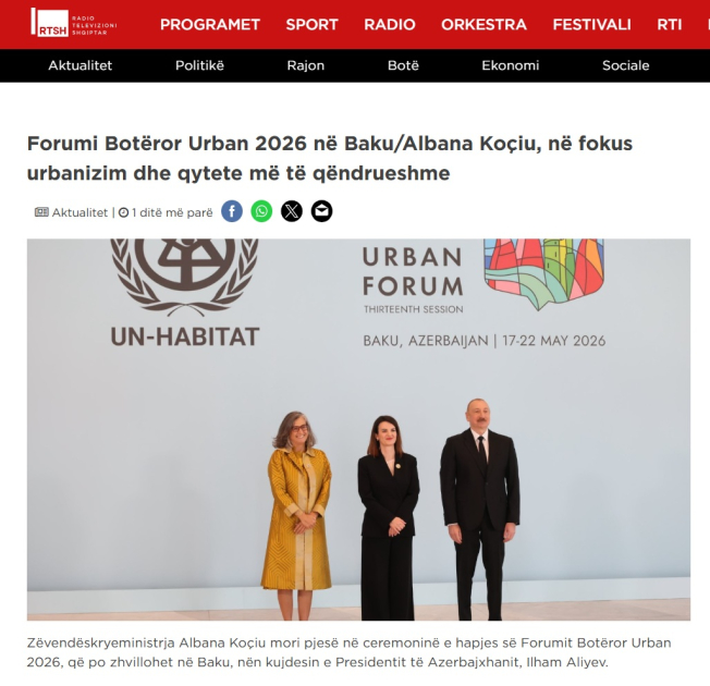 WUF13 dünya mediasının diqqətində&nbsp;