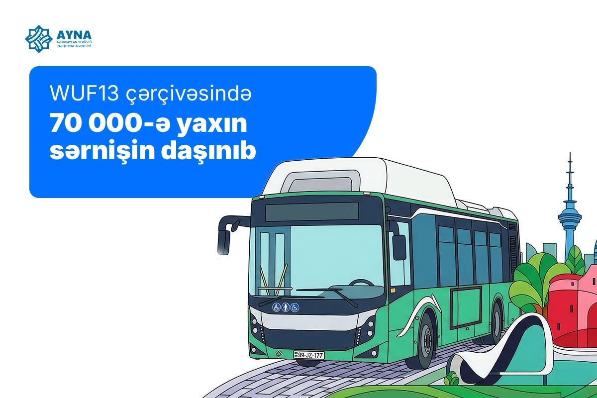 WUF13 çərçivəsində 70 minə yaxın sərnişin daşınıb