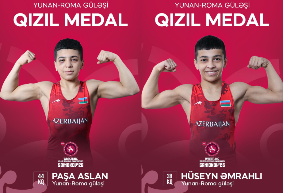 Yunan-Roma güləşçisilərimiz Avropa çempionu oldu
