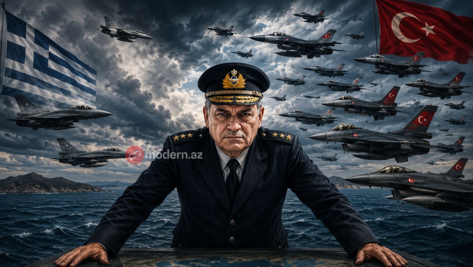 Yunan komandan Türkiyəni HƏDƏLƏDİ