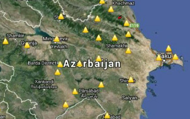 Azərbaycanda zəlzələ oldu