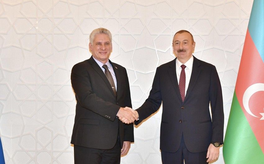 Kuba Prezidenti İlham Əliyevi təbrik etdi