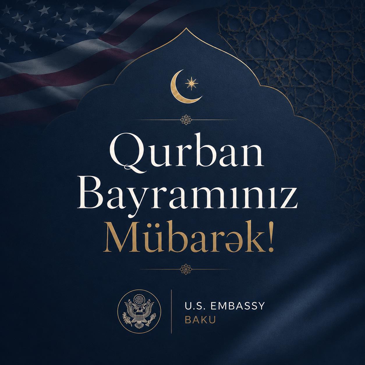 ABŞ səfirliyi Azərbaycan xalqını təbrik etdi