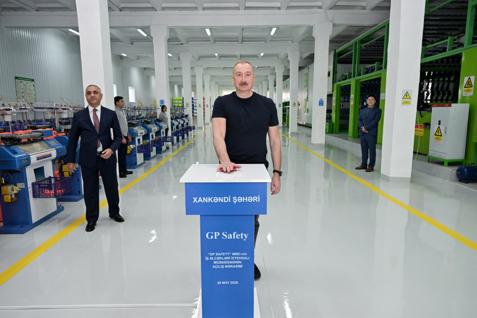 Xankəndidə istehsalı müəssisəsinin açılışı olub