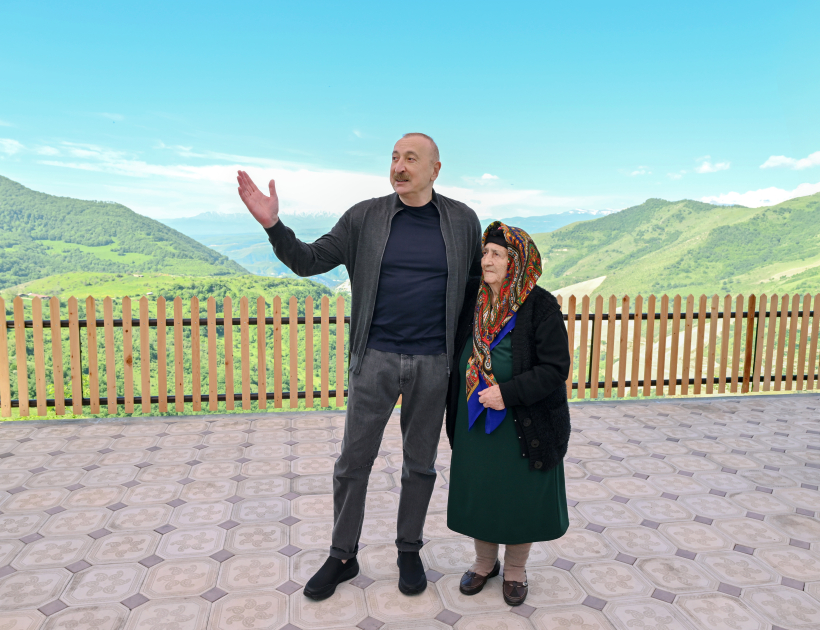 Prezident Laçından ermənilərə verdiyi mesajı xatırlatdı - VİDEO