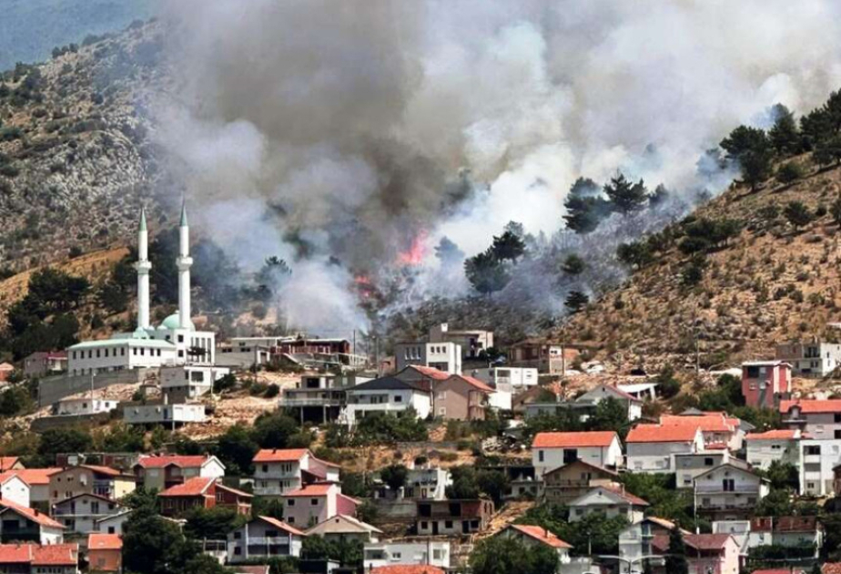Bosniya və Herseqovinada meşə yanğınları davam edir