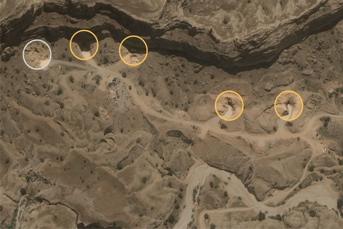 İran yeraltı raket bazalarına girişi bərpa edir