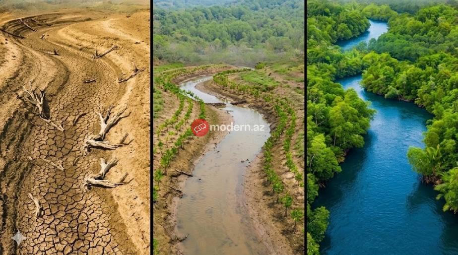 Bir zamanlar coşan nehirler bugün can çekişiyor - FOTOĞRAFLAR