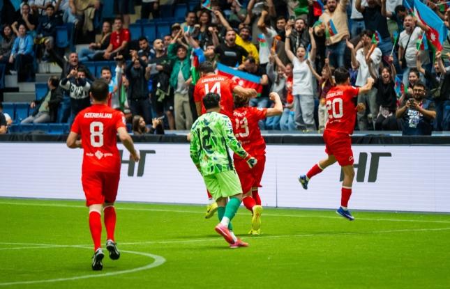 Azərbaycan millisi qalib gəldi - 1/4 finala çıxdı