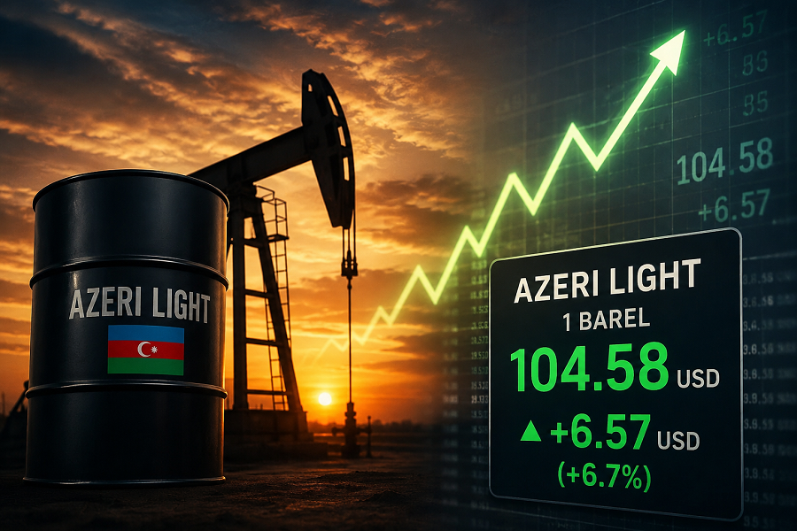 Azərbaycan nefti büdcə qiymətini xeyli üstələdi: 104 dolları aşdı