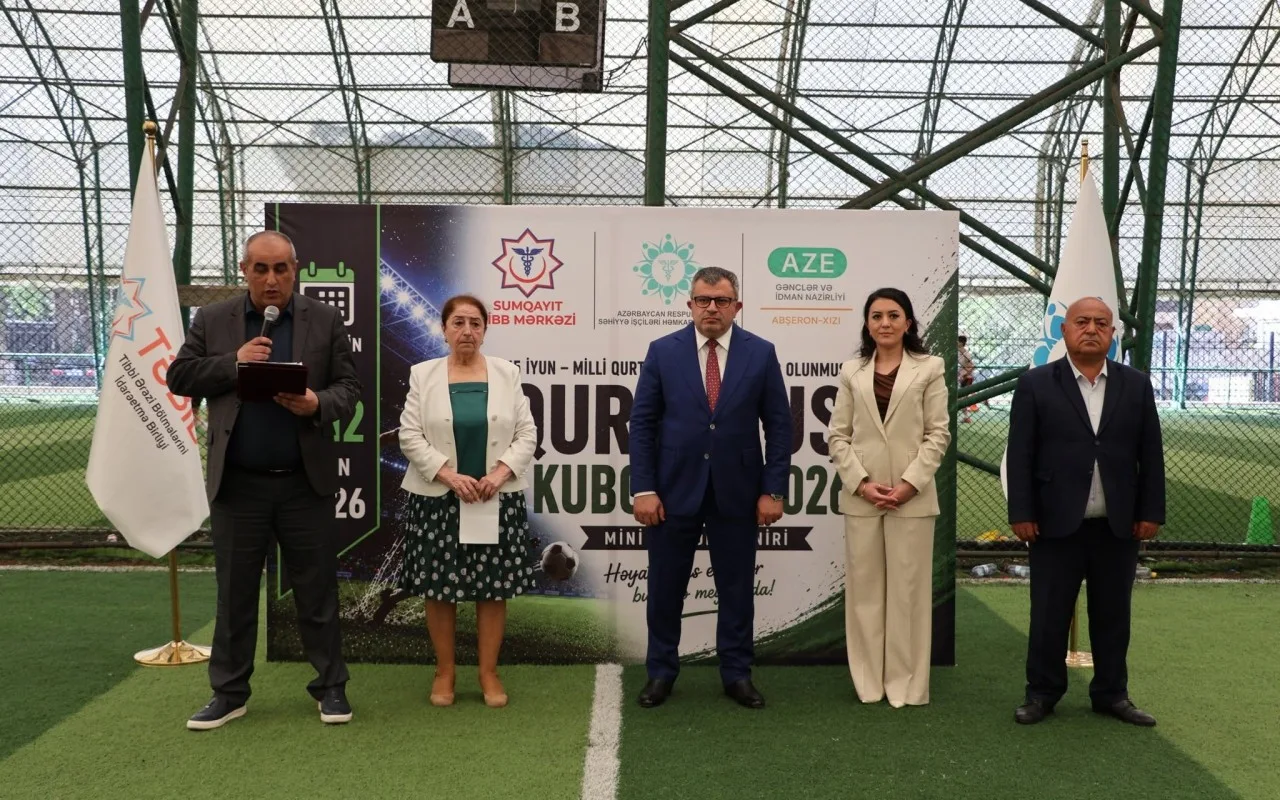"Qurtuluş Kuboku-2026" minifutbol turnirinə start verildi - FOTOLAR