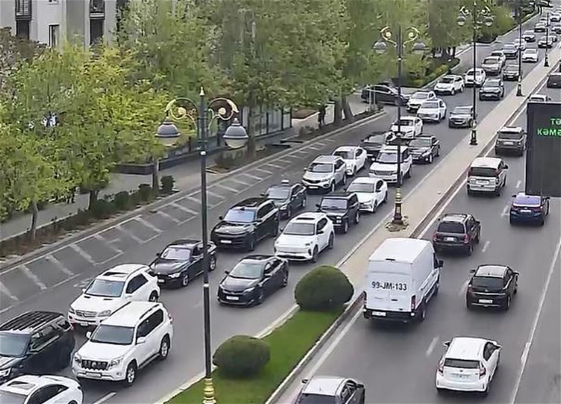 Paytaxtda sıxlıq müşahidə olunan yollar