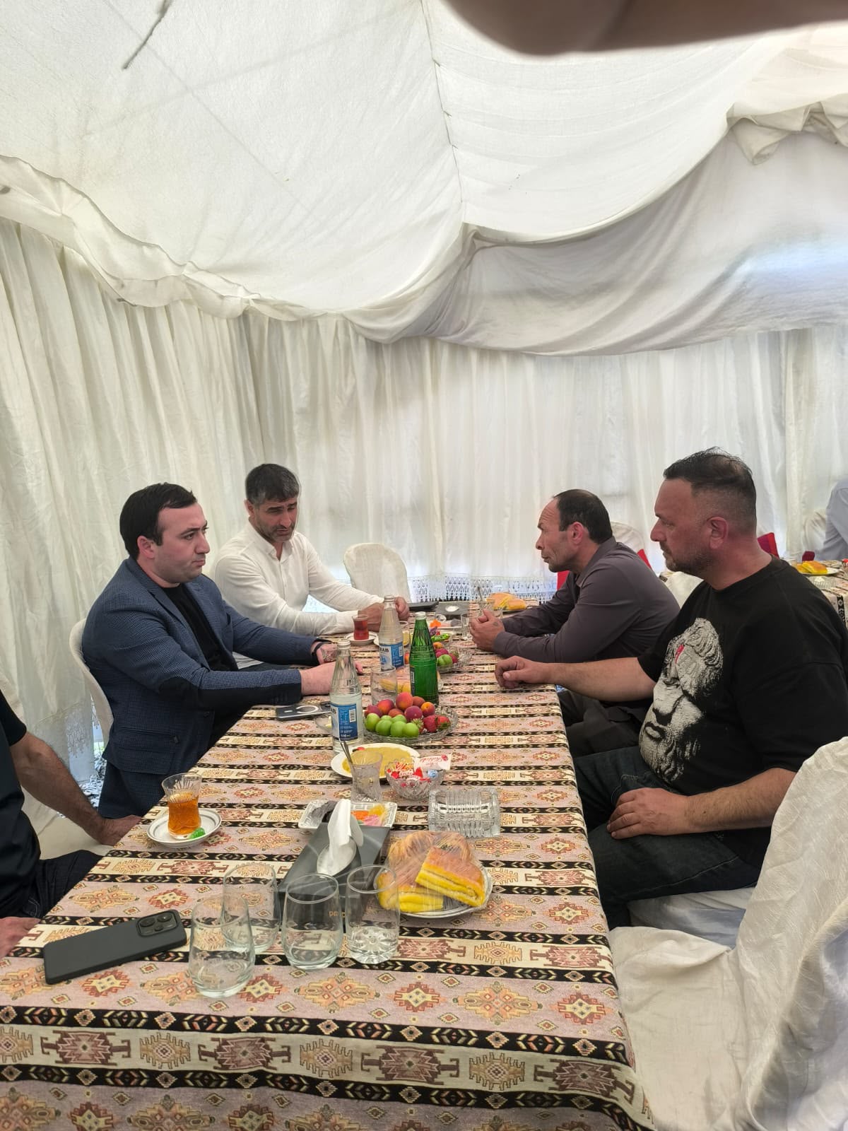 Mahir Süleymanlı şəhid anasının hüzr mərasimində - FOTO