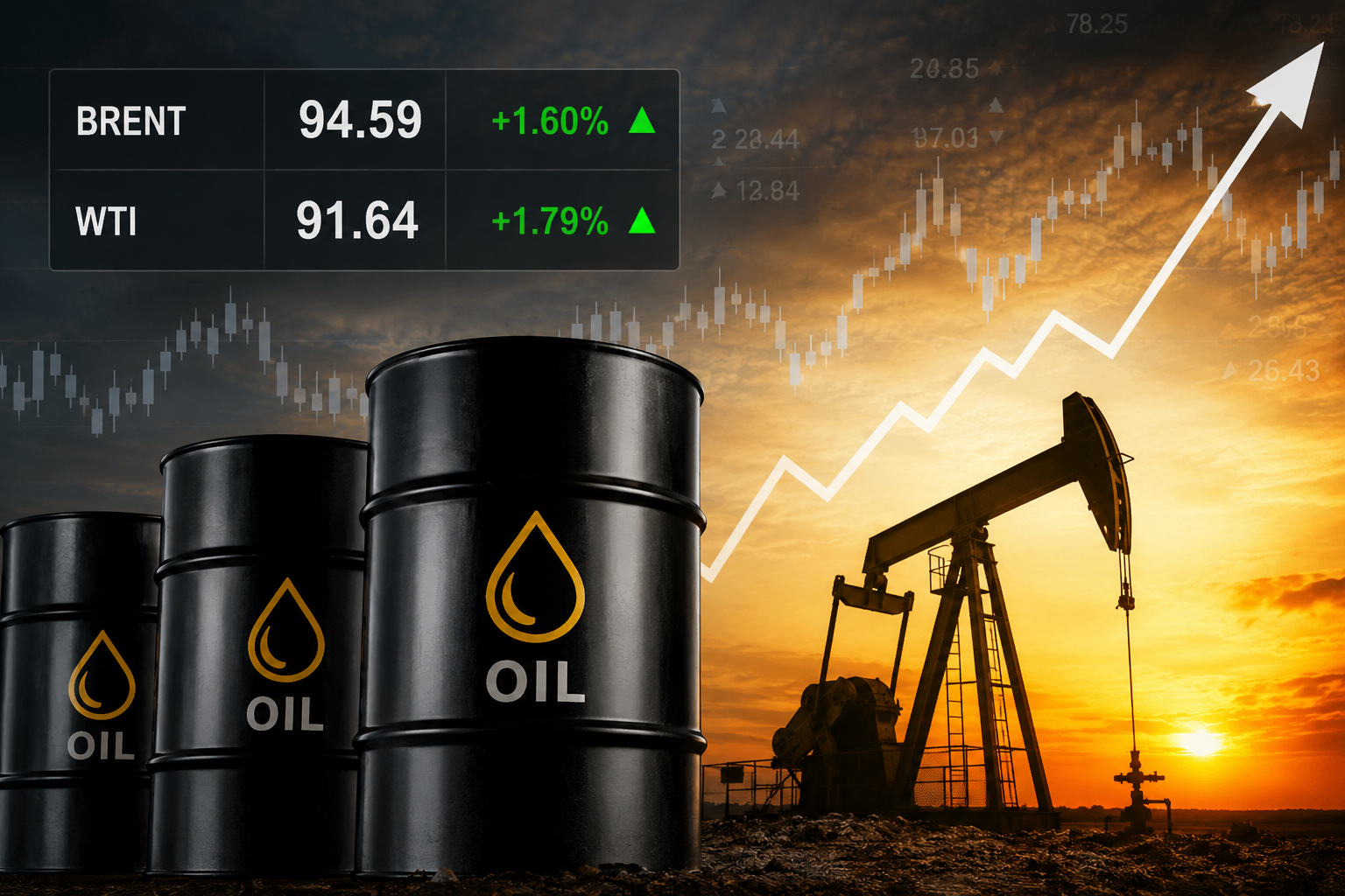 &ldquo;Brent&rdquo; neftin qiymətində ciddi artım: 95 dollara çatır