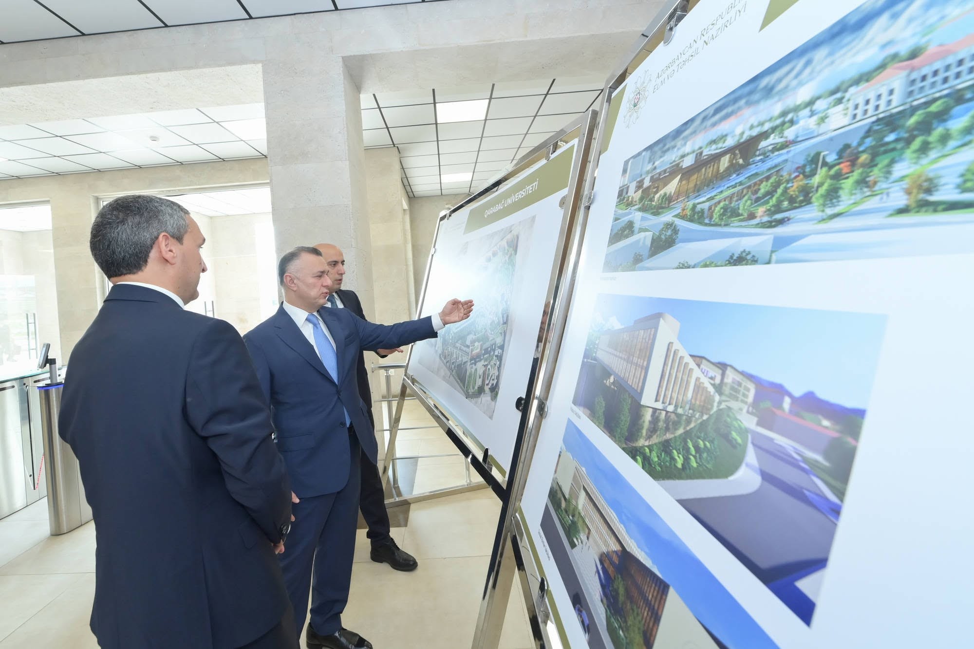 Nazirlər Qarabağ Universitetinin&nbsp;klinikasında oldular - FOTO