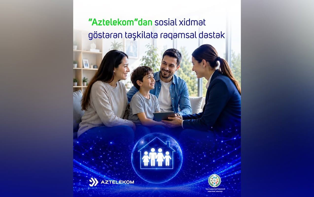 &ldquo;Aztelekom&rdquo;dan sosial xidmət göstərən təşkilata rəqəmsal dəstək