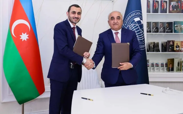 UNEC ilə DSMF arasında memorandum imzalanıb - FOTOLAR