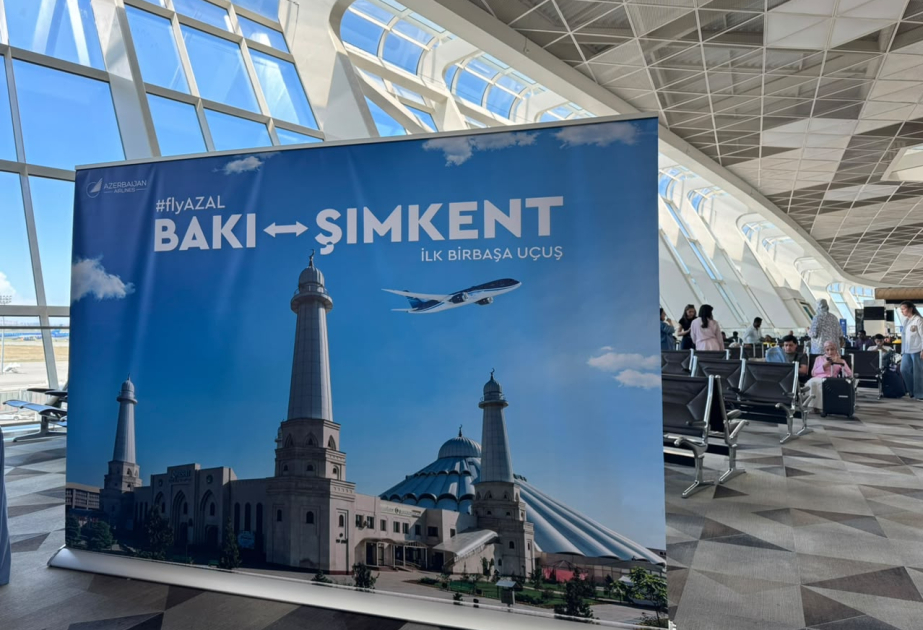 Bakı&ndash;Şımkent reysi başladı