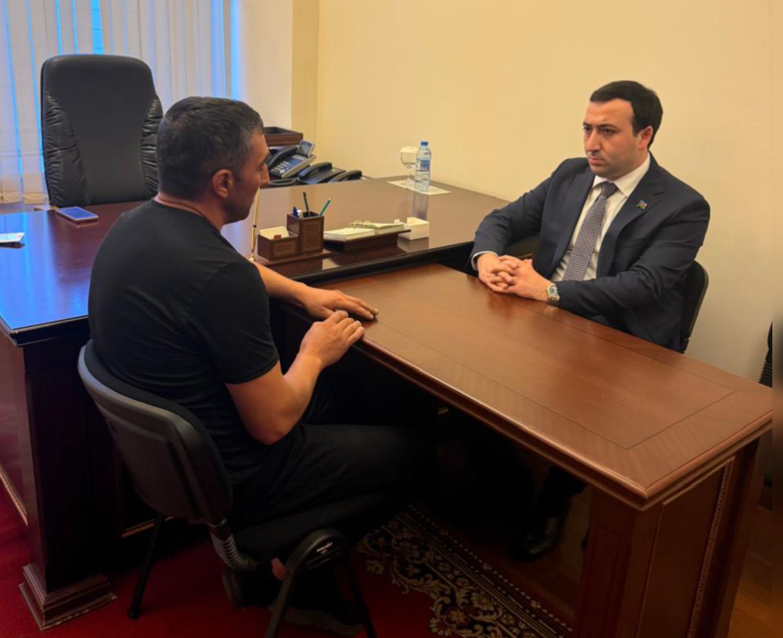 Mahir Süleymanlı növbəti vətəndaş qəbulu keçirib