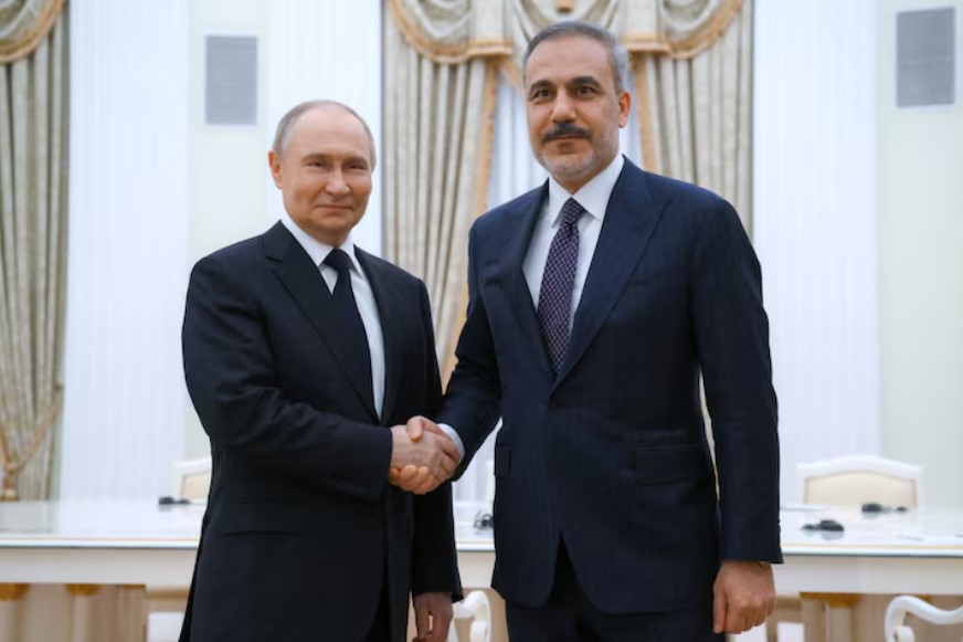 Putin Fidanla görüşdü