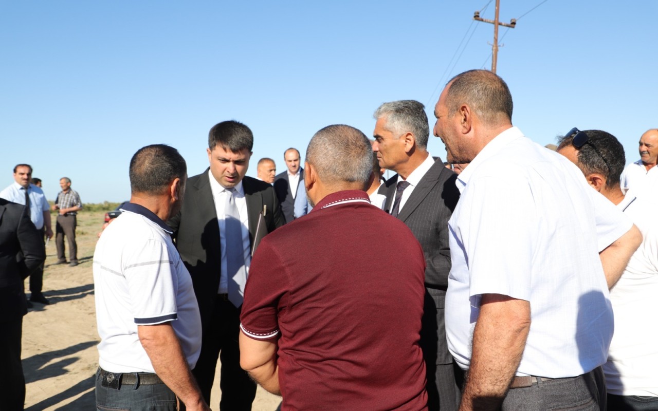 Neftçalanın icra başçısı səyyar görüş keçirib - FOTOLAR
