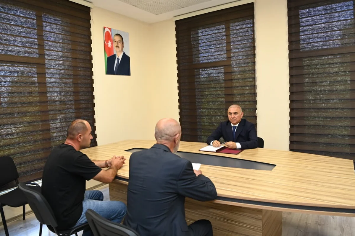 Vüqar Əhmədov Qax və Zaqatala sakinləri ilə görüşdü - FOTO