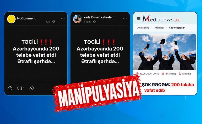 MEDİA saytları manipulyasiya etməməyə ÇAĞIRDI