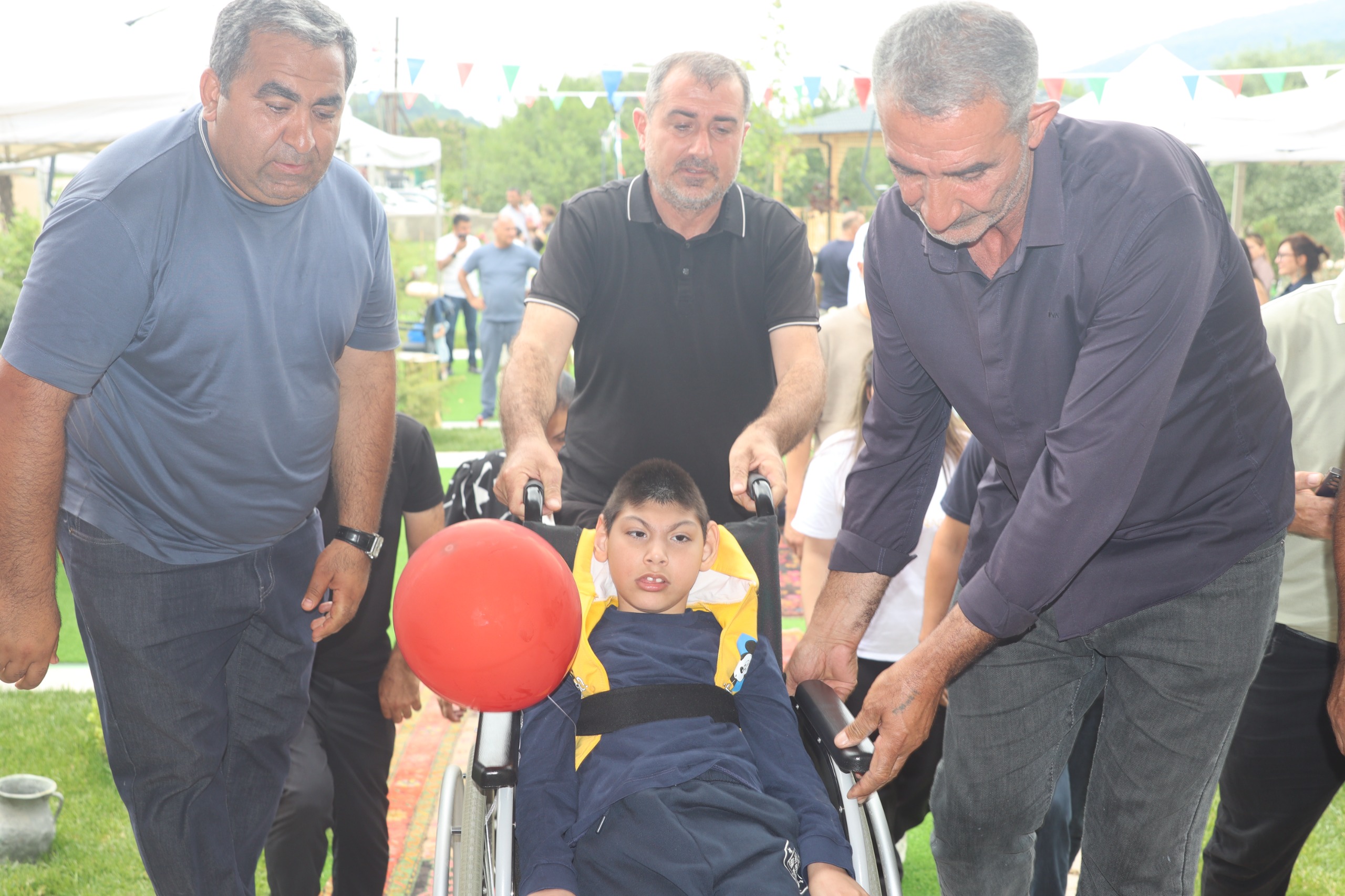 Ağdərədə şəhid ailələri yeni məkanda oldular - FOTO