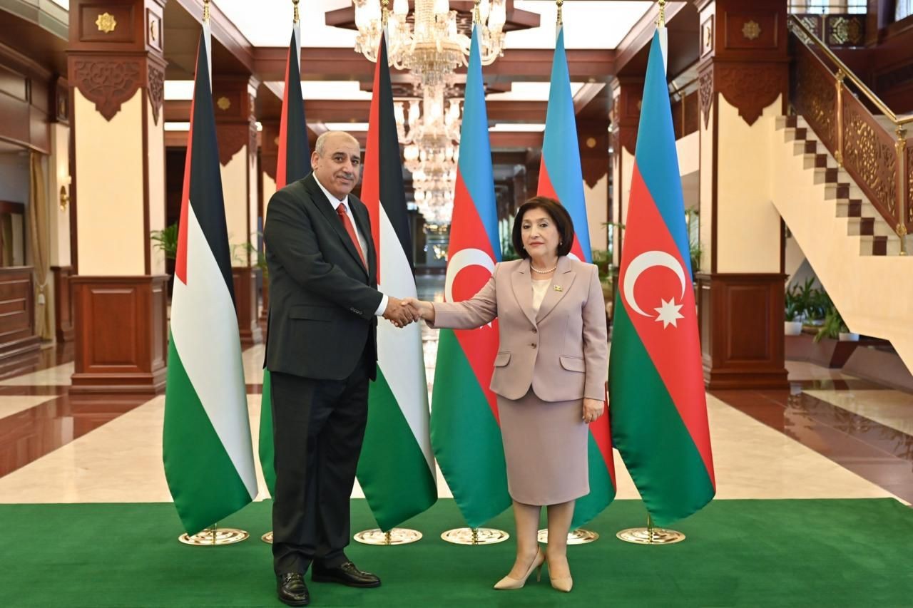 Sahibə Qafarova iordaniyalı həmkarı ilə görüşdü